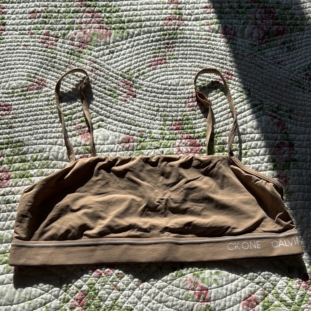 Calvin Klein Tan Bandeau Intimates